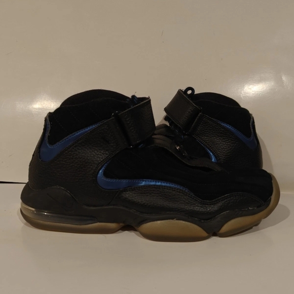 Nike Other - Nike Air Penny IV Black Atlantic Blue Sneakers 864018-001 Mens Size 8.5 US